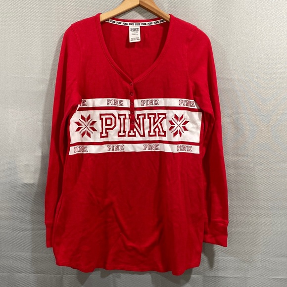 Victoria’s Secret PINK Christmas Thermal size L - Picture 1 of 4